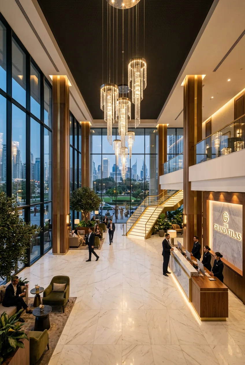 The Grand Atlas — Lobby — Architecture